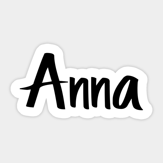 Anna Sticker by ProjectX23Red